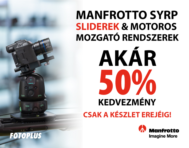 Manfrotto SYRP akció a készlet erejéig! | Itt a Fotoplus-nál!