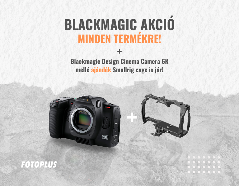 Minden Blackmagic termék akciós 2025. május 28-ig | Itt a Fotoplus-nál!
