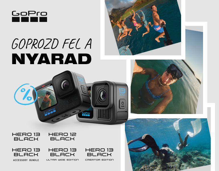 GOPROZD fel a nyarad! - GoPro akciós kamerákkal... :) - 2025. augusztus 3-ig | Itt a Fotoplus-nál!
