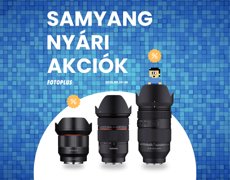  Samyang Nyári Akció - Itt a Fotoplus-nál!