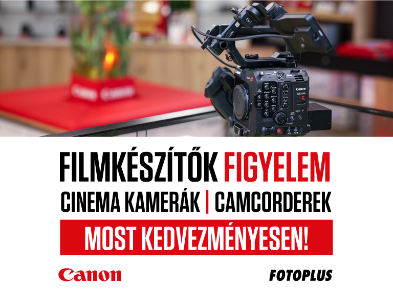 Canon Akció Filmkészítőknek  | Itt a Fotoplus-nál!