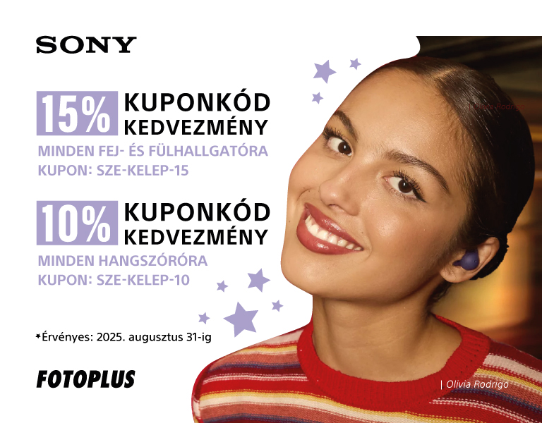 SZE Gólyatábor: Sony X Fotoplus Kedvezmények