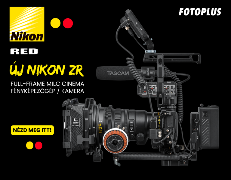 Bevezető akció: Nikon ZR cinema kamera vásárláskor | Új Nikon × RED fejlesztés 