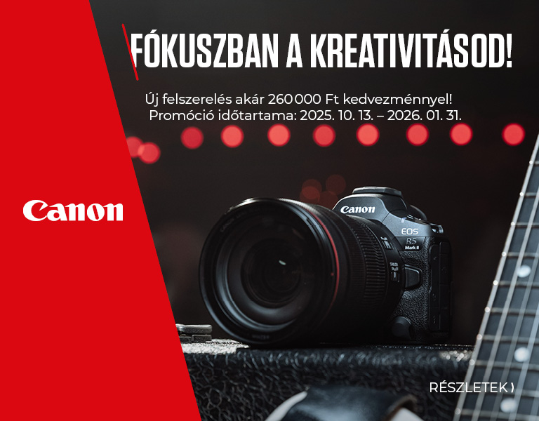 Canon Téli 2025/26 Akció | Canon fényképezőgépekre és objektívekre | Itt a Fotoplus-nál! 