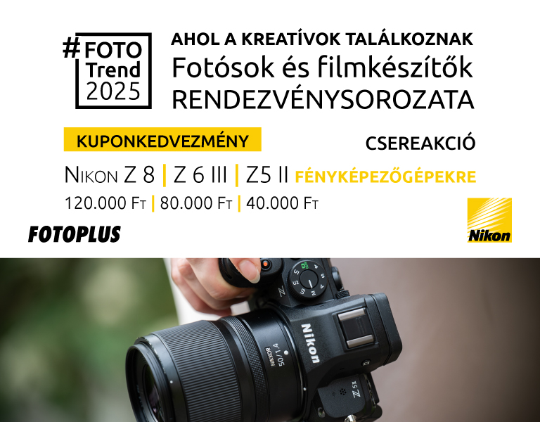  Nikon #FotoTrend Kuponkód Kedvezmény - Z 8, Z 6II, Z5 II | Itt a Fotoplus-nál!