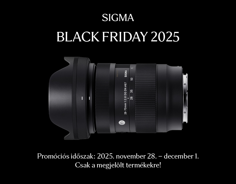 Sigma Black Friday Akció 2025 és Pénzvisszatérítés | Itt a Fotoplus-nál!