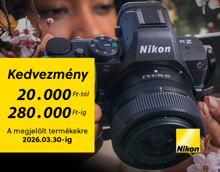 Nikon Akció a Fotoplus-nál! - Több mint 100 Nikon fényképezőgépre, objektívre! 