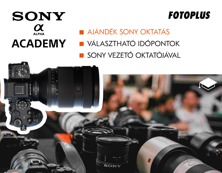 Ajándék Sony oktatás a vásárlásod mellé! | Itt a Fotoplus-nál! 