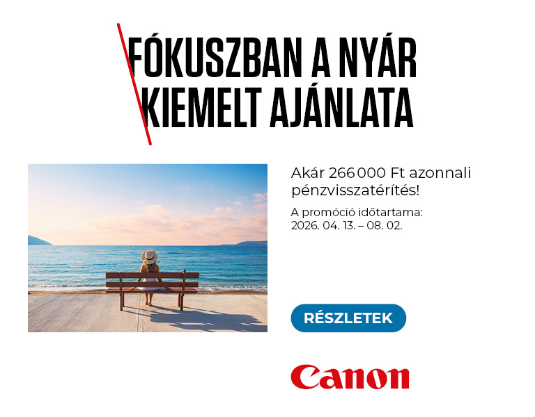 Canon Akció! - Fényképezőgépekre, objektívekre | Itt a Fotoplus-nál! 