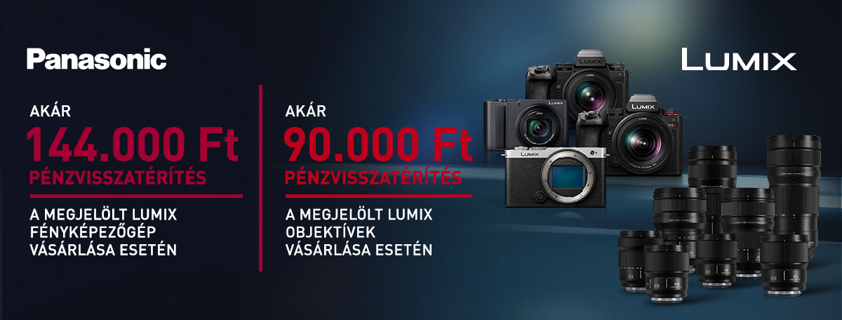 Panasonic Lumix akciók a Fotoplus-nál | Kupon akció | Pénzvisszatérítés | Extra garancia