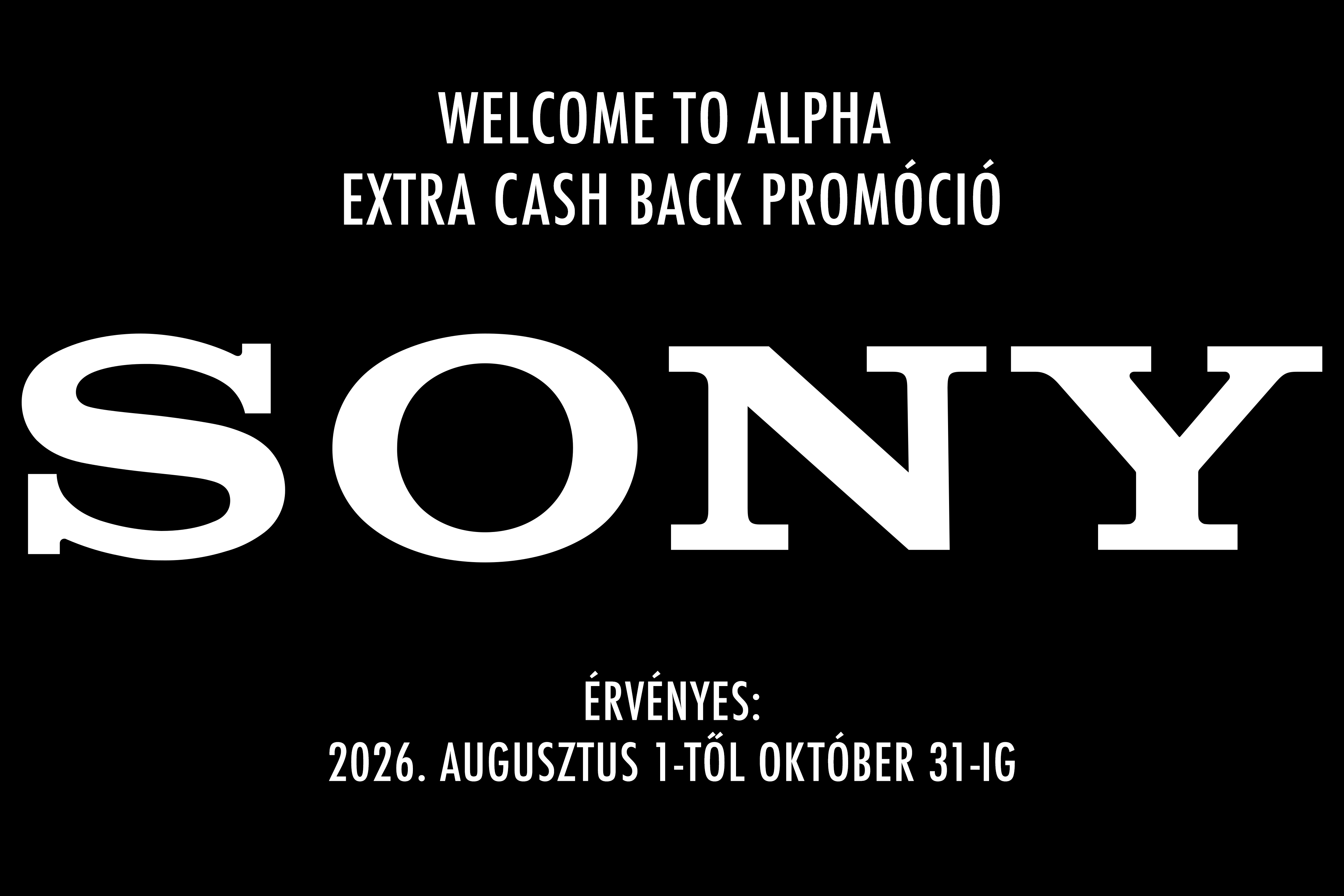 Sony Welcome to Alpha Extra