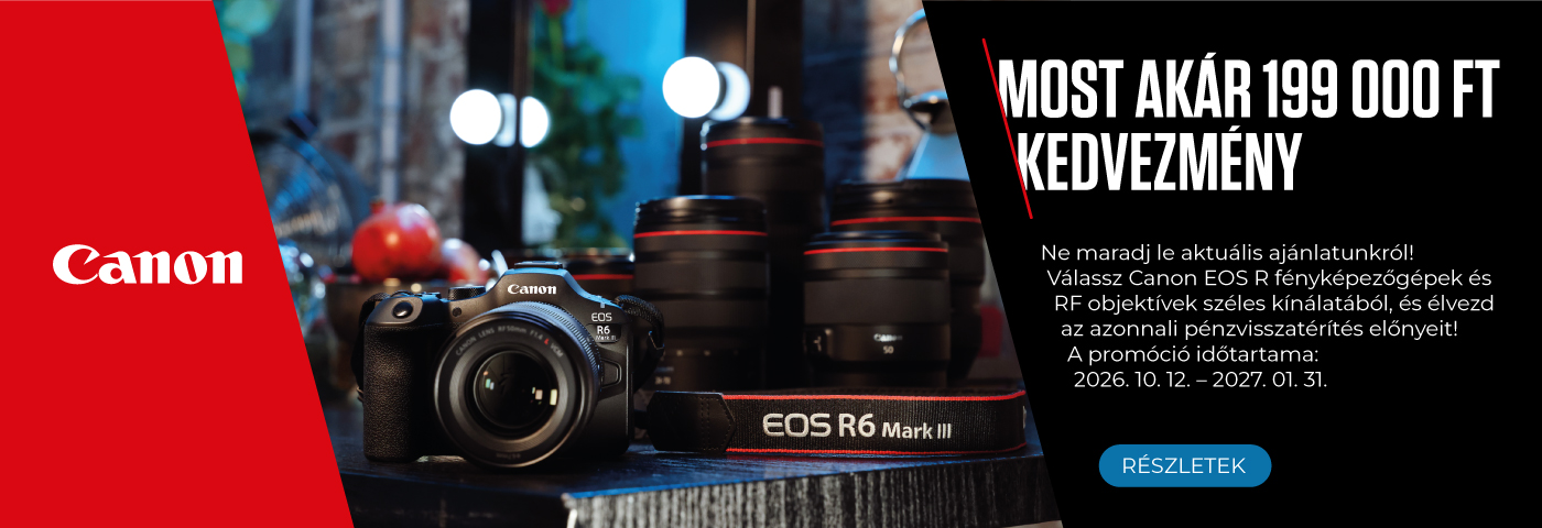 Canon téli Cashback akció a Fotoplusnál