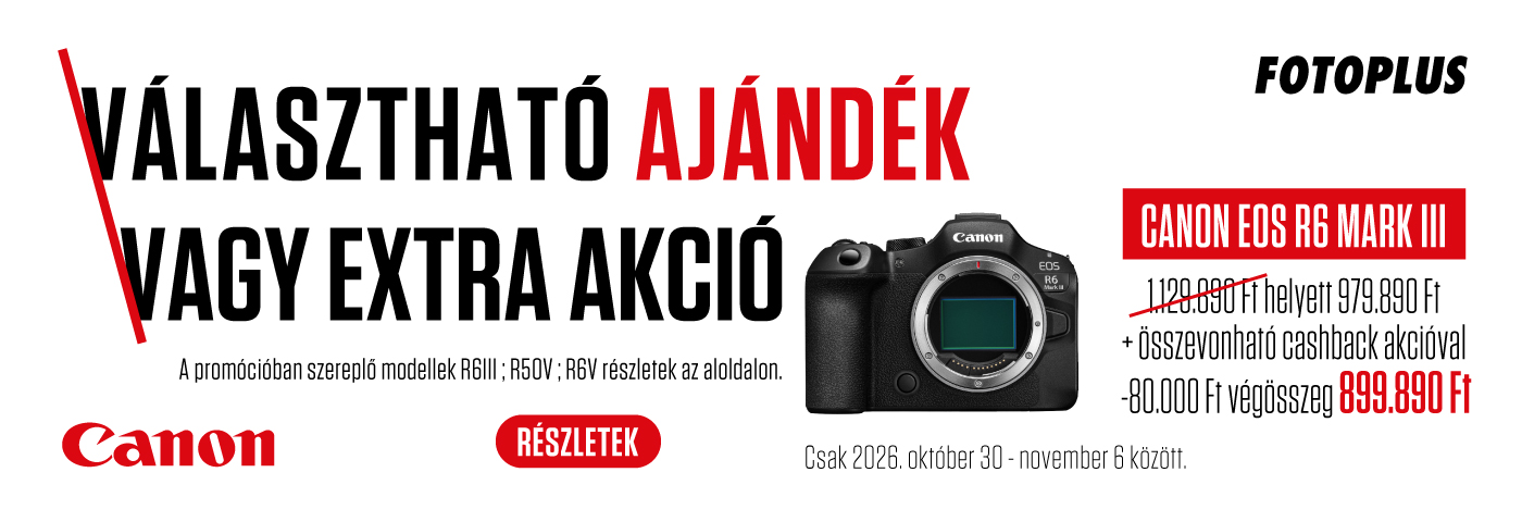 Canon extra akció – ajándékok és kedvezőbb árak | FOTOPLUS