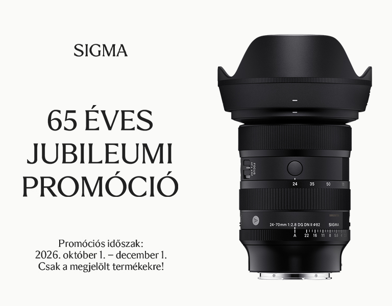 65 éves a Sigma! - Kuponkód kedvezmények a Fotoplus-nál