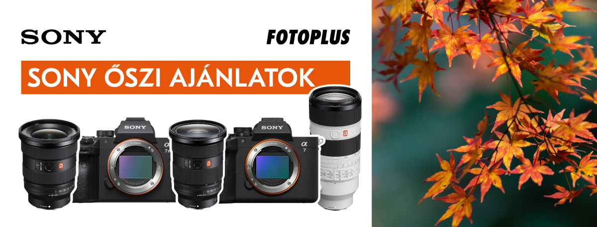 Sony Akciók | Fényképezőgépek, vlogger-, cinema kamerák és objektívek |  Plusz Fotoplus előnyök! 