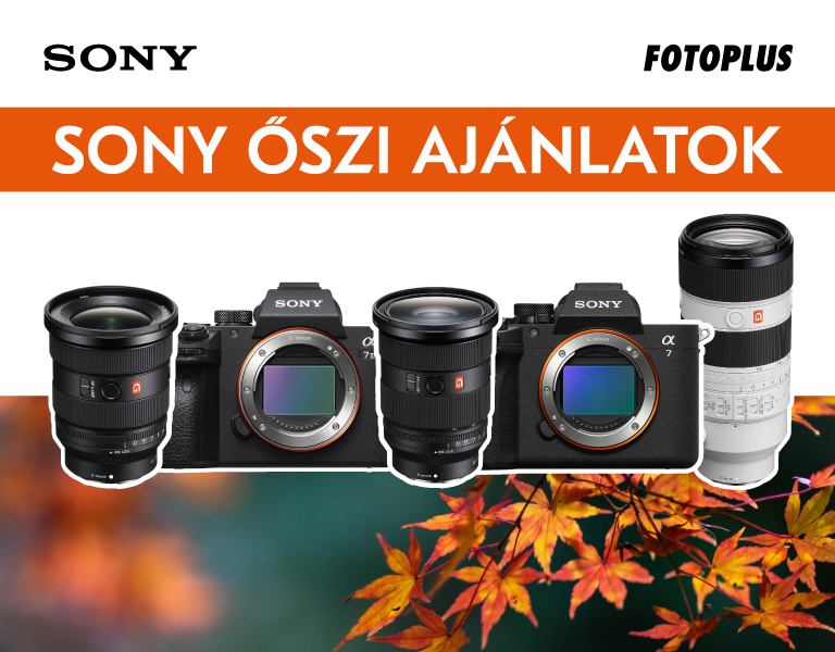 Sony Akciók | Fényképezőgépek, vlogger-, cinema kamerák és objektívek |  Plusz Fotoplus előnyök! 