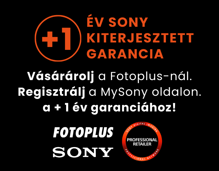 További + 1 év Sony garancia kampány