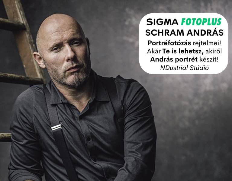 14:00-tól: Schram András a portréfotózás rejtelmei!  - Sigma Magyarország & Fotoplus - rendezvény