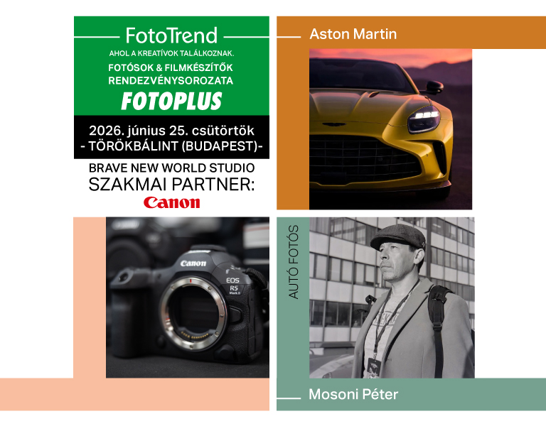 Aston Martin autófotózás Mosoni Péterrel | Brave New World Studio | Fotoplus x Canon