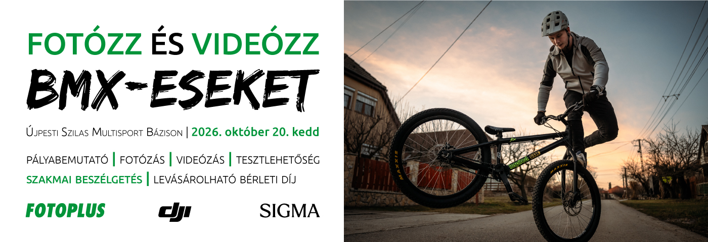 Fotózz és videózz BMX-eseket az újpesti pumpapályán | FOTOPLUS 