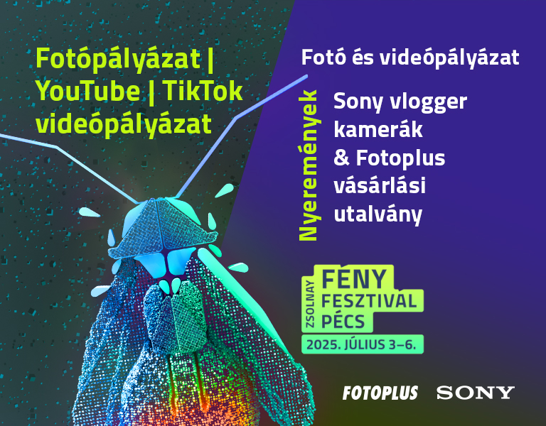 Zsolnay Fényfesztivál Fotó- és Videópályázat 2025 | Sony & Fotoplus