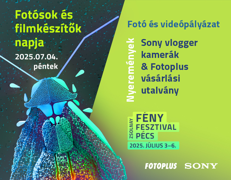 Zsolnay Fényfesztivál Fotósok és Filmkészítők Napja 2025 | Videó és Fotópályázat | Sony & Fotoplus