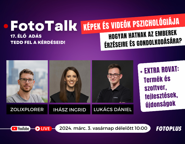 FotoTalk 17. (ÉLŐ): Képek és videók pszichológiája? Hogyan hatnak az emberek érzéseire?