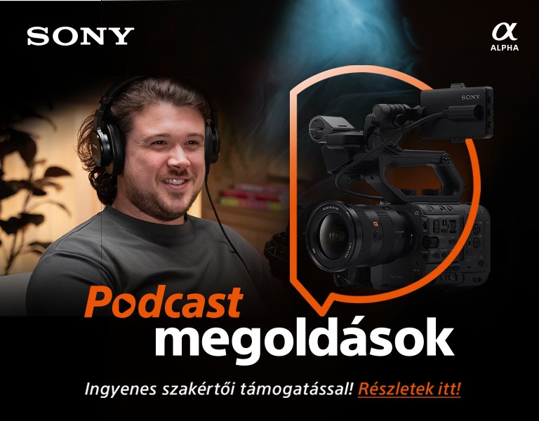 Podcast Stúdió Megoldások - Ingyenes Szakértői Támogatással | Fotoplus X Sony Magyarország