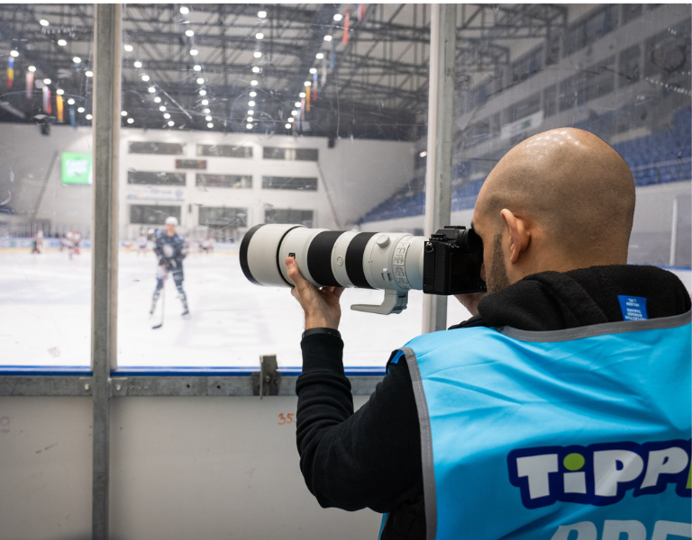 Sony - Sportfotózás BJA vs. Gyergyó jégkorong mérkőzésen - Fotoplus rendezvény